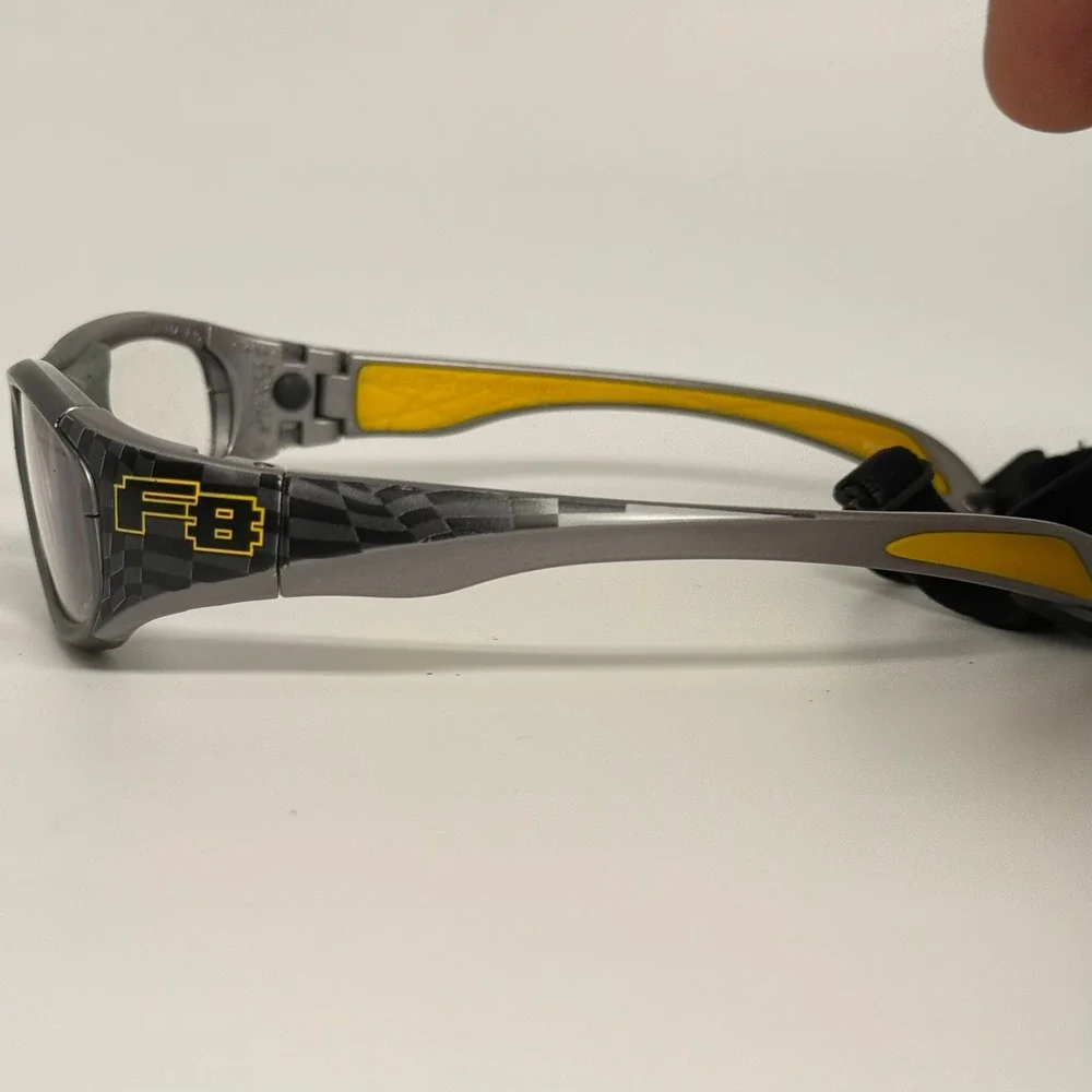 Liberty Sport Morpheus Rec Specs F8 Sports Goggles Grey Yellow 51-17-125 ASTM